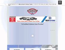 Tablet Screenshot of mikejohnsonscollision.com